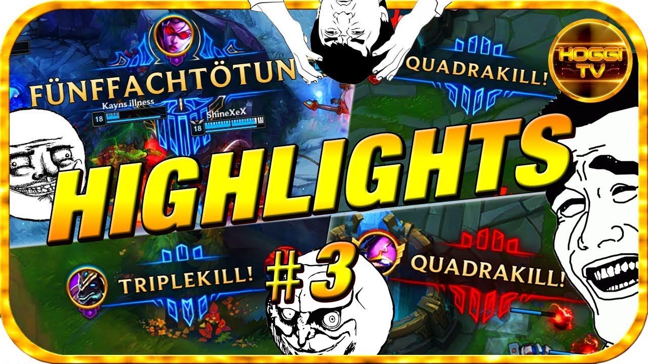 A Penta, some Quadra Kills & more ★ Highlights Montage [League of Legends]