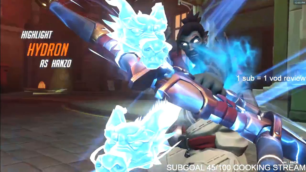 WHAT PRO HANZO LOOKS LIKE - HYDRON! POTG! [ OVERWATCH 2 TOP 500 SEASON 3 ]