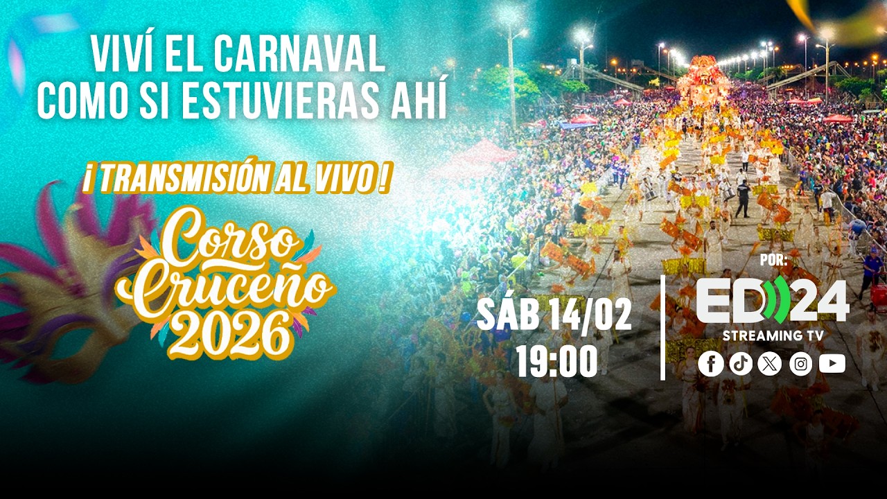 Corso Cruceño 2026 EN VIVO | Transmisión por ED24 Streaming TV