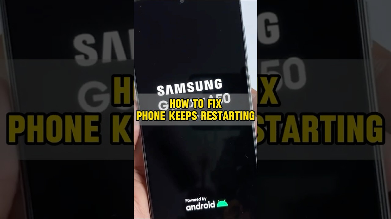 Your Android phone keeps restarting? Here are the easiest solution!  #smartphone #tech