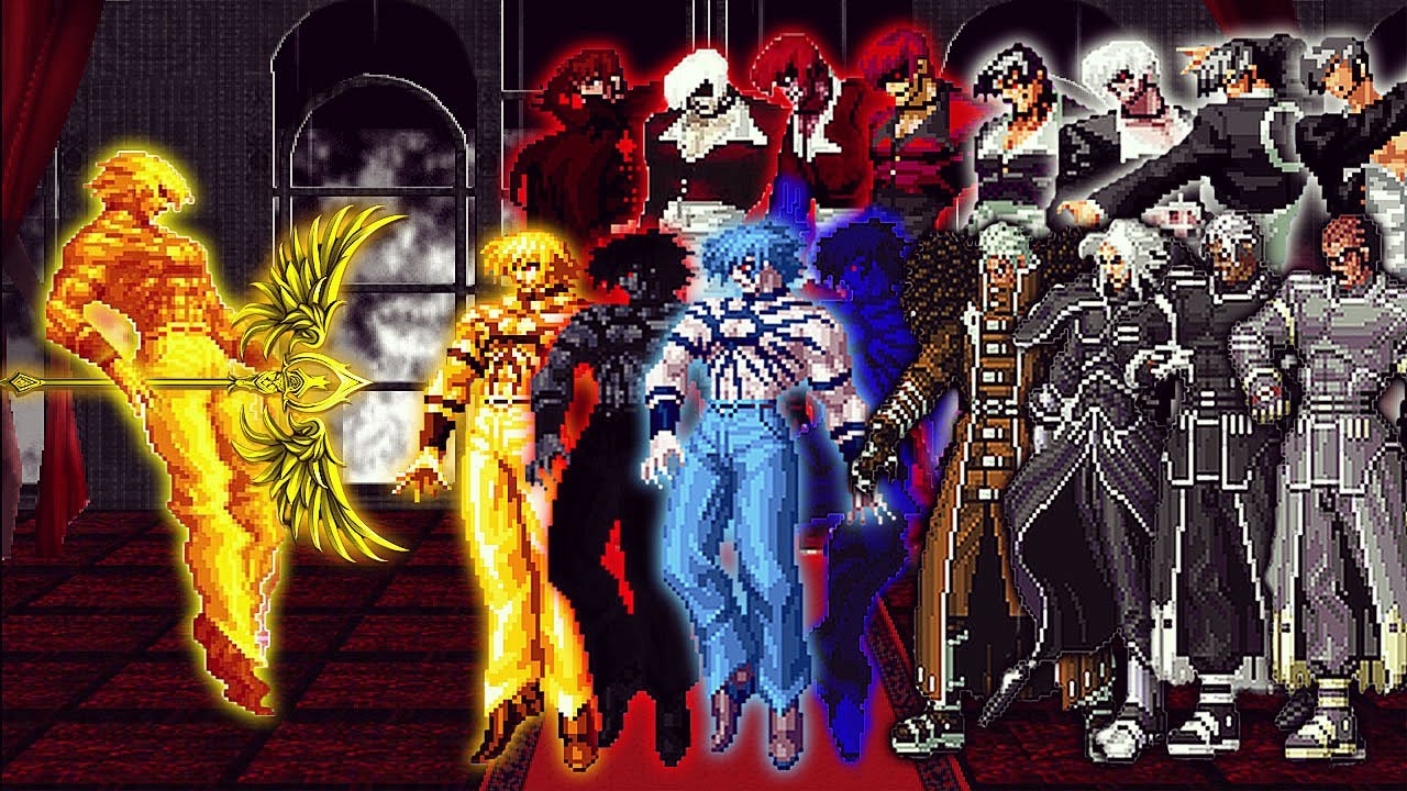 [KOF Mugen] Phoenix Orochi Vs Greatest 16 Fighters Team | 1 Vs 16