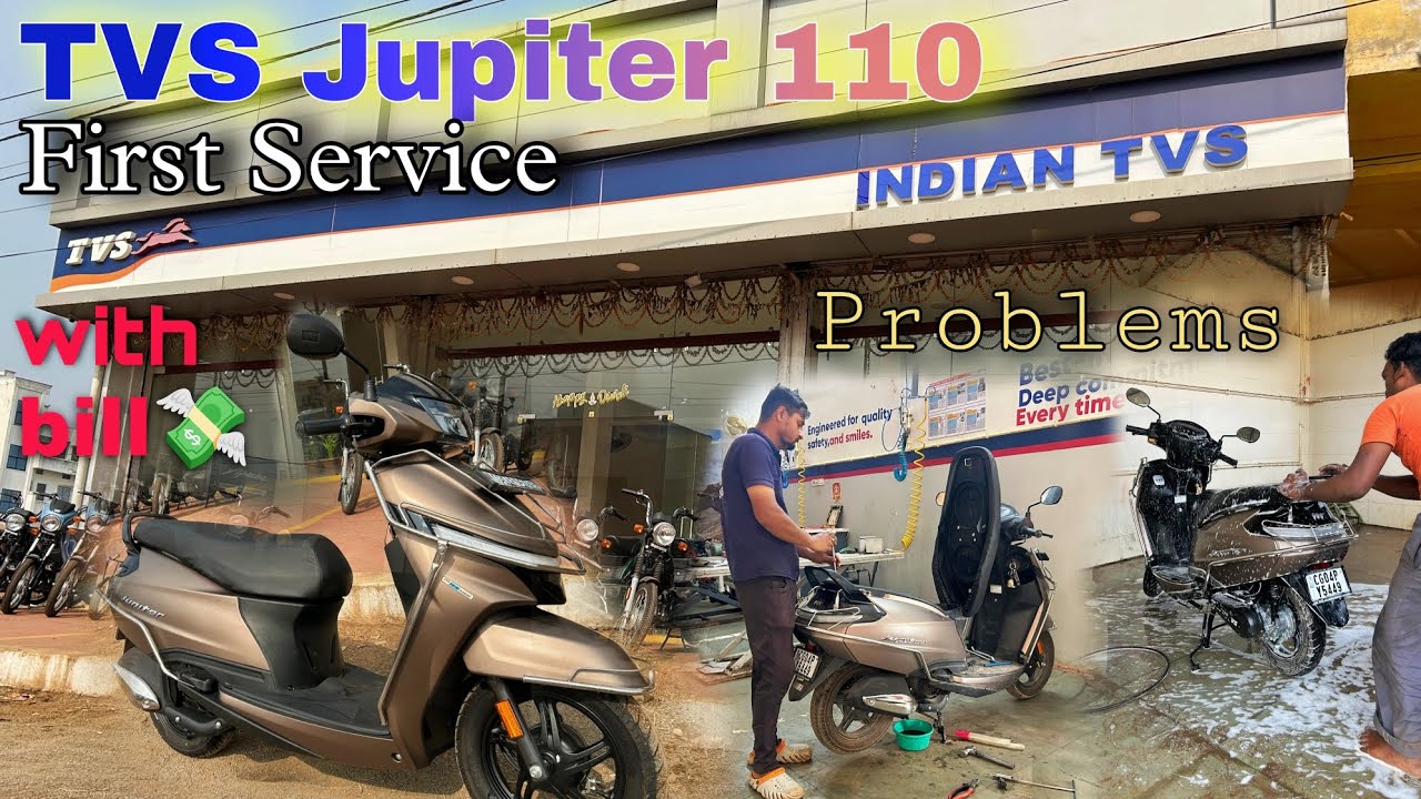 TVS Jupiter 110 1st Service | Everything you need to know