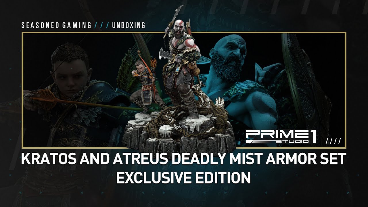 Unboxing : God of War Kratos and Atreus Exclusive Statue from Prime 1 Studio