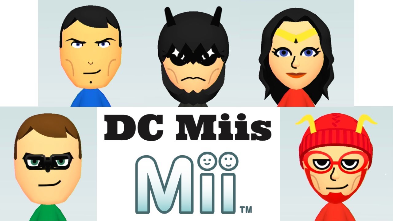 5 Cool Miis From The DC Universe