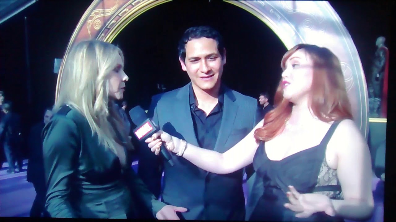 Andrea Roth e Jaime zevallos Live from The avengers infinity war Premiere Los Angeles