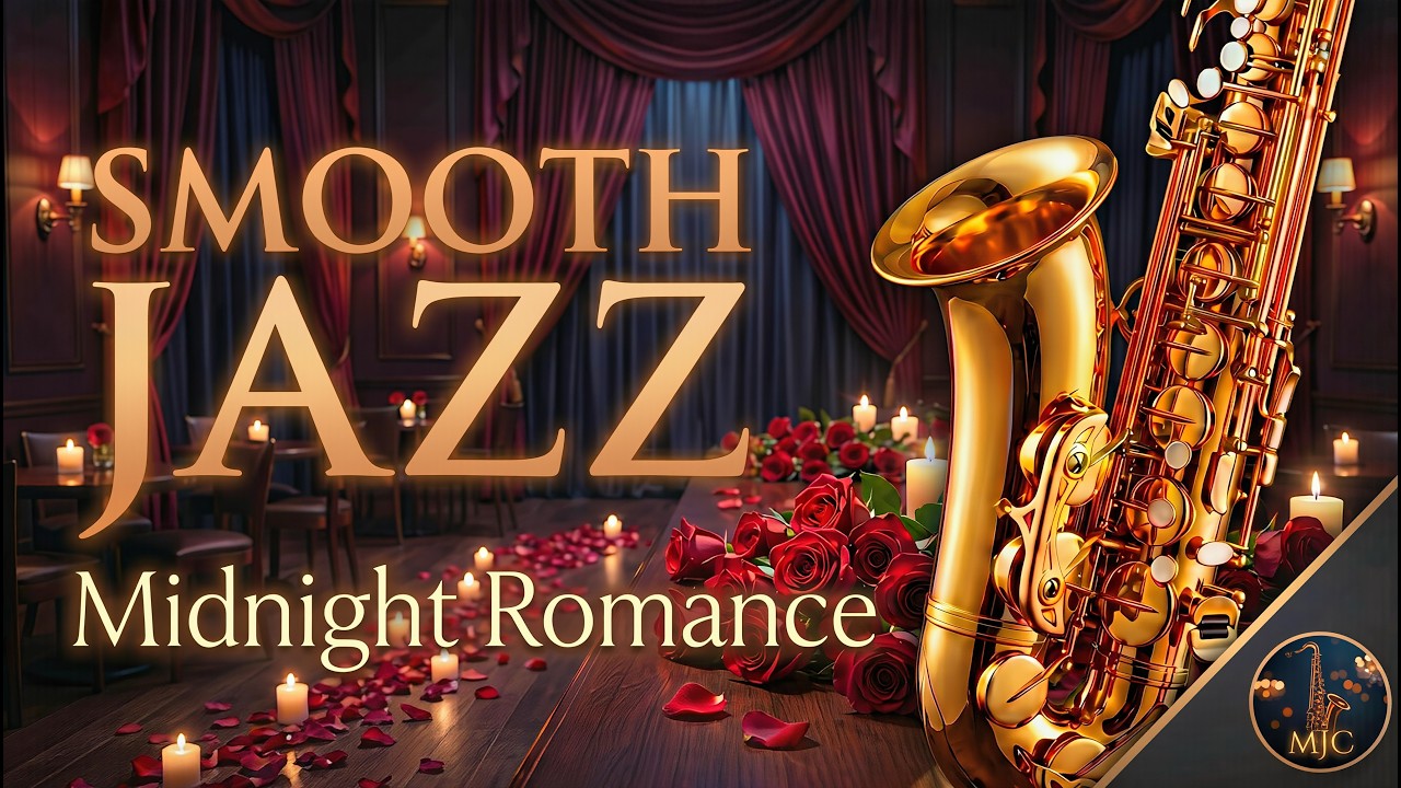 Romantic Midnight Jazz 🎷 Smooth Saxophone & Piano