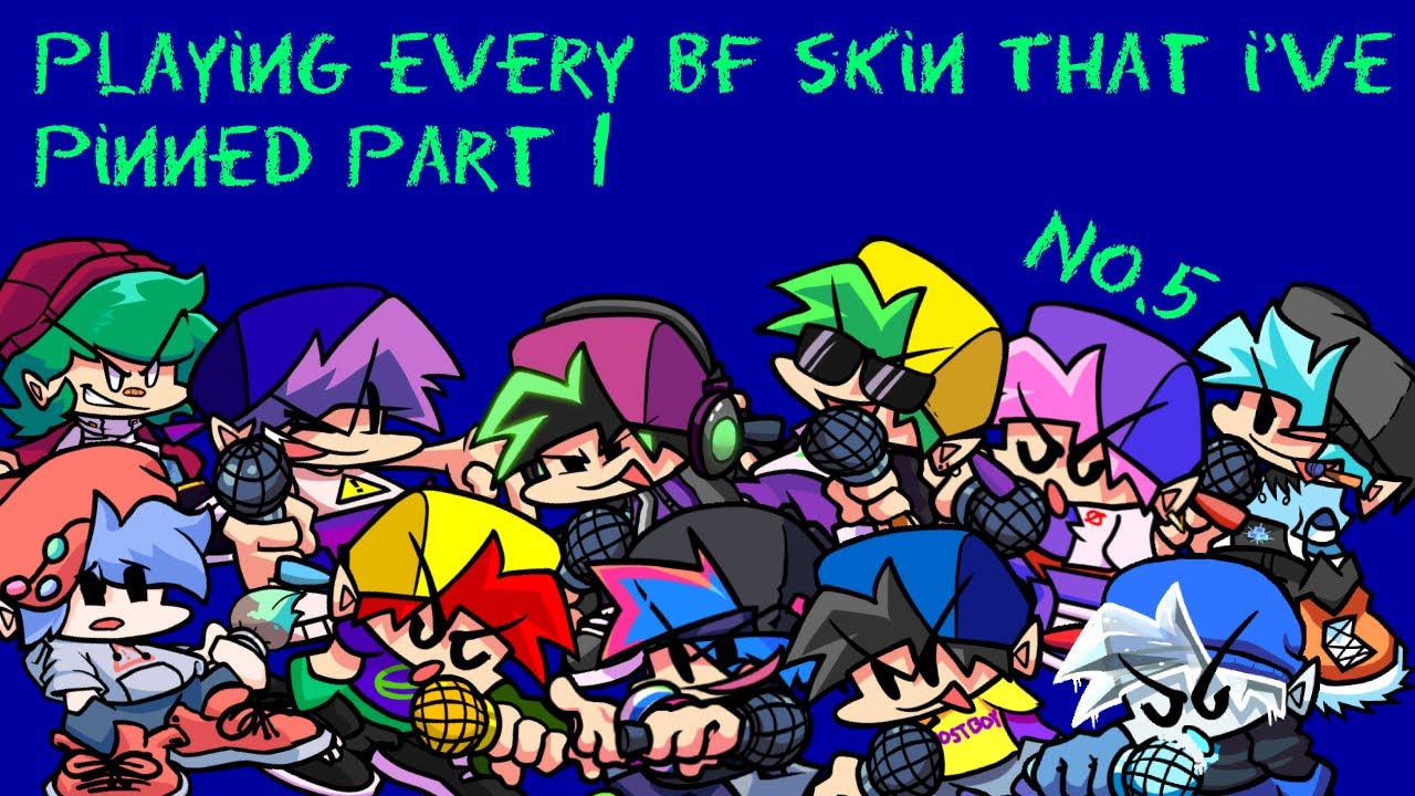 Playing Every BF Skin I've Pinned In FNF Beat Battle |Part 1|