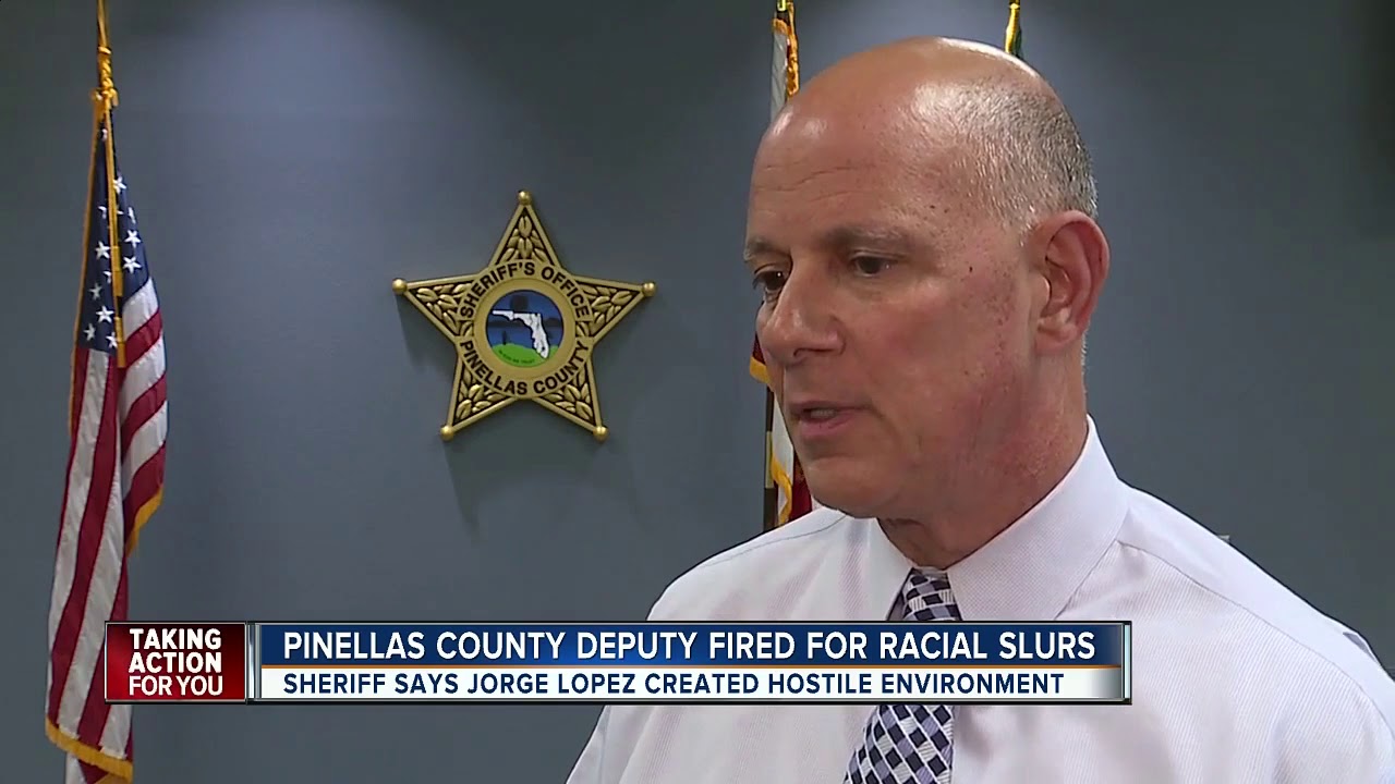 Pinellas County detention deputy fired after calling co-worker, inmates the n-word, officials say