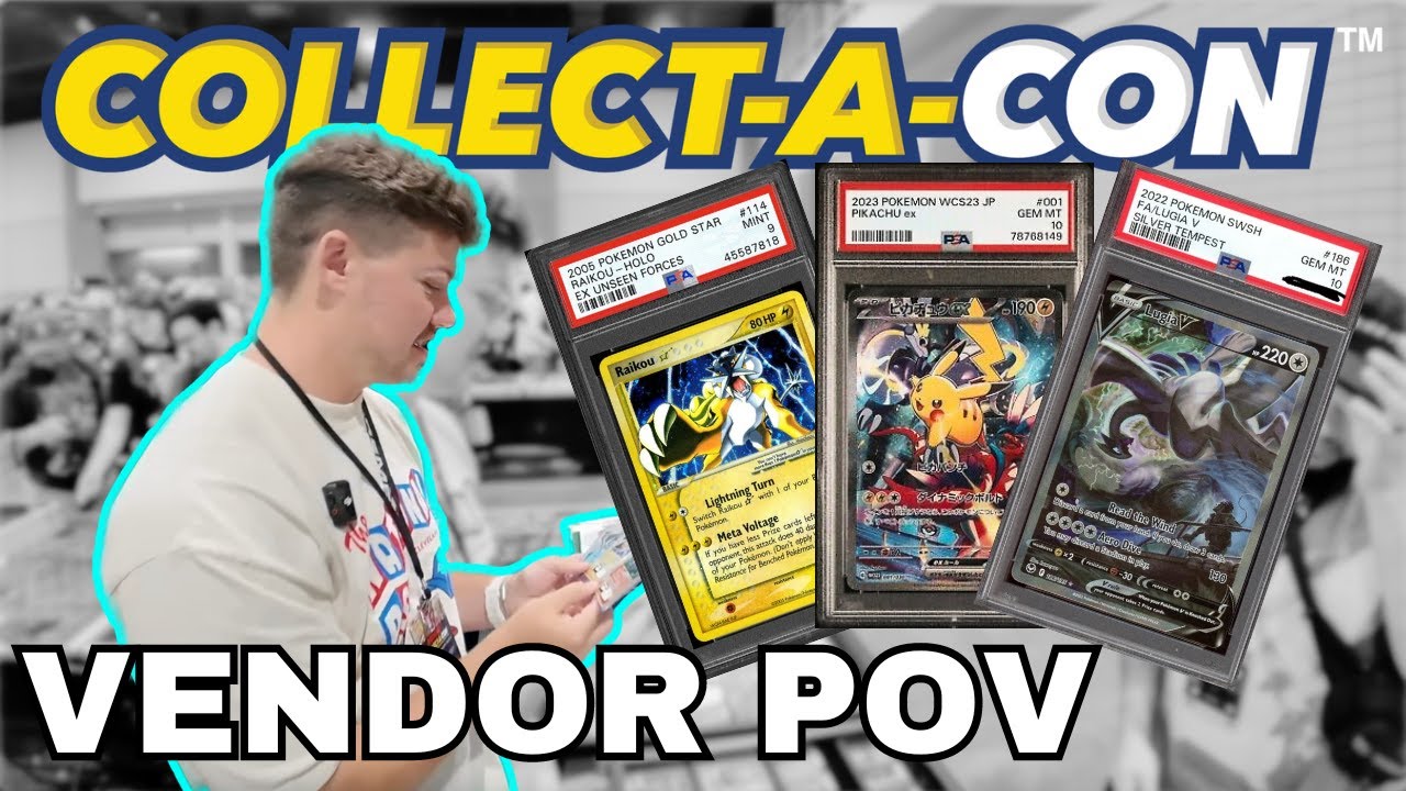 Richmond Collect-a-Con 2024 Vendor POV | Pokemon Card Show | GOLD STAR COIN FLIP! PT. 3
