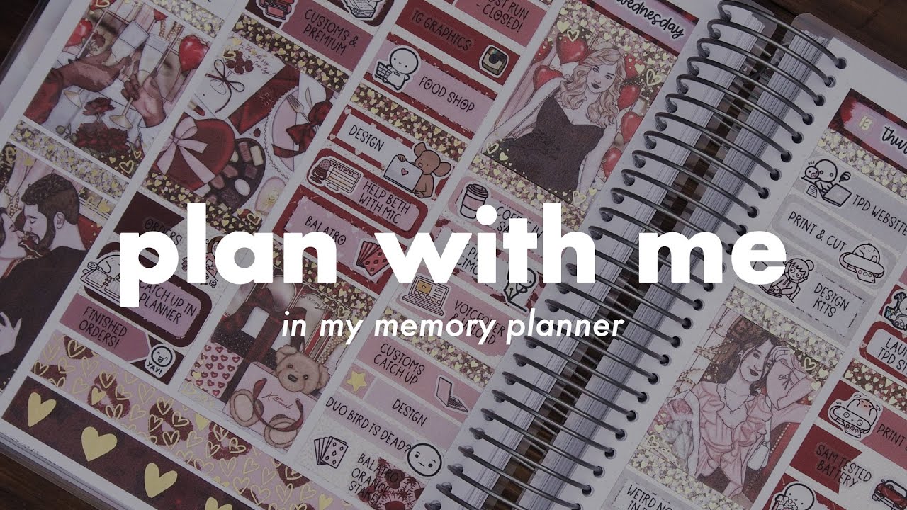 Plan With Me! Valentine's Day week (10-16 February 2025)