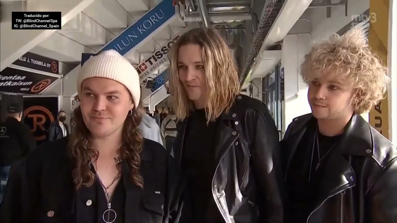 Entrevista a Niko, Joel y Joonas para MTV3 (Kärpät Hockey Match) [11/09/2021] | Blind Channel Spain