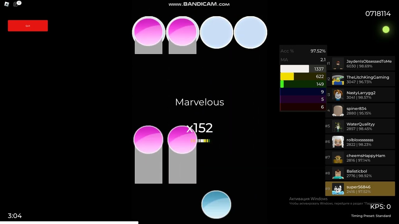 a HUGE improvement at Starfall! 96.40% [1.15x Rate] i were practiced at Osu!mania and become better.