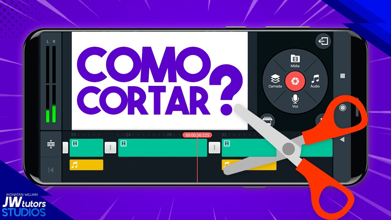 Como eu corto meus vídeos editados pelo Celular? (Edição no Kinemaster)