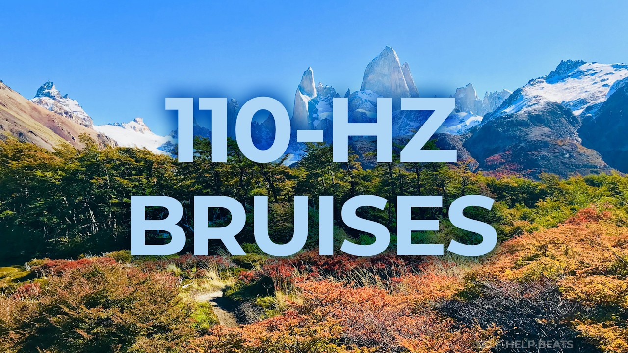 110-Hz Music Therapy for Bruises Bruising Contusion | 40-Hz Binaural Beat | Healing, Relaxing