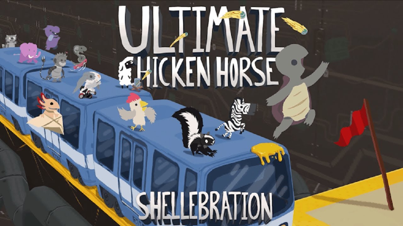 Ultimate Chicken Horse: Shellebration Update: Turtle + Metro Gameplay