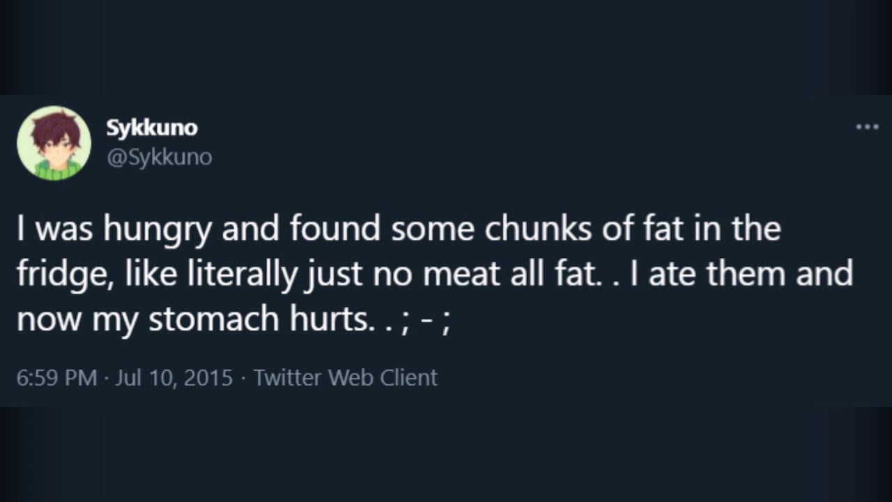 Sykkuno past cursed tweets