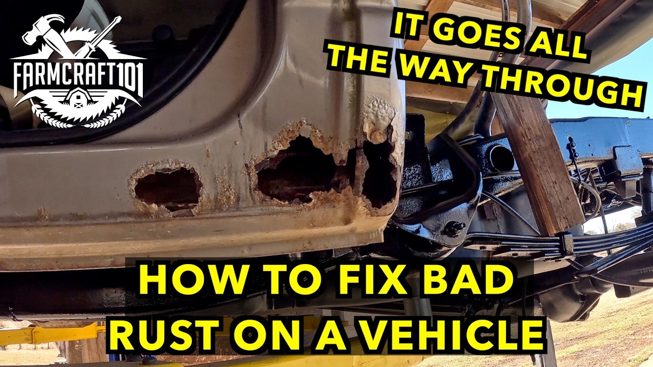 Fixing Rust Damage On My Dodge Ram 2500 Truck.  Ram Rescue Part 4.