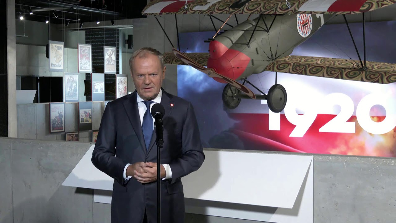 NA ŻYWO | Wizyta Premiera Donalda Tuska w Muzeum Bitwy Warszawskiej 1920 r.
