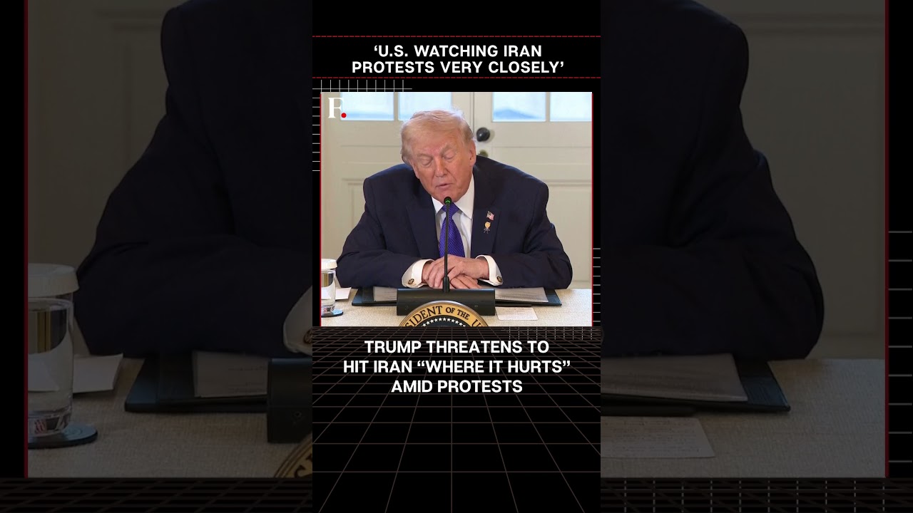 Трамп заявляет, что охваченный протестами Иран находится в &laquo;больших неприятностях&raquo; | Firstpost | ...
