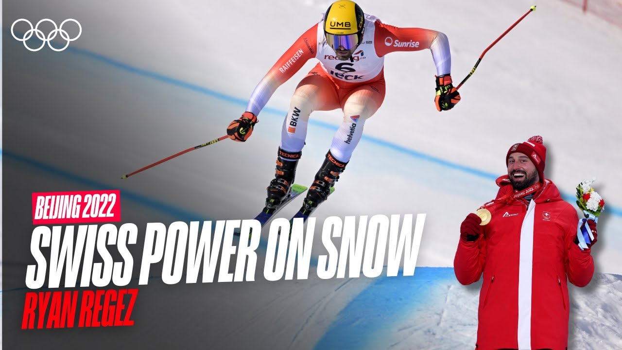Regez Rules the Mountain🇨🇭🥇Ryan Regez - Freestyle Skiing Men's Ski Cross🎿| Reigning Champions