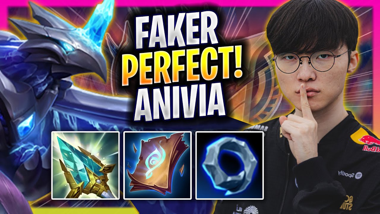 FAKER PERFECT GAME WITH ANIVIA! - T1 Faker Plays Anivia MID vs Cassiopeia! | Season 2026