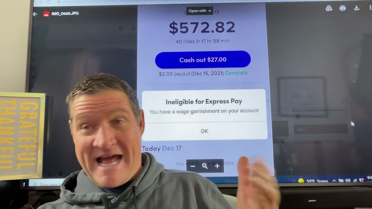 Uber and Lyft can now garnish your wages. Child or spousal support.Intrusion into your private life?