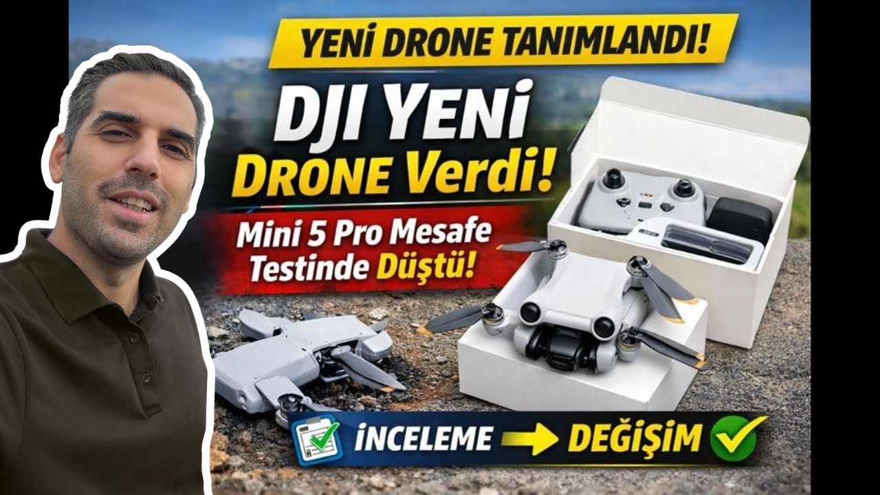 DJI YENİ DRONE Verdi! | Mini 5 Pro Mesafe Testinde Düştü!