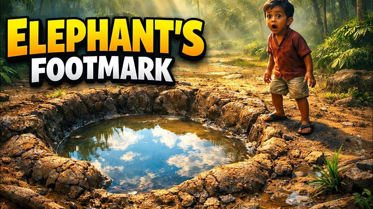 Elephant footmark 