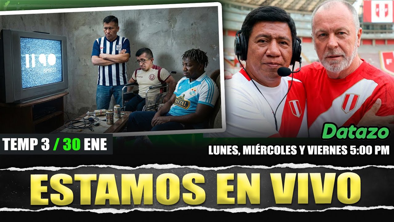 FECHA 1 SIN TRANSMISIÓN | MENESES NUEVO DT DE LA SELECCIÓN | LIGA 1 PERUANA | #PERÚ #DATAZO #envivo
