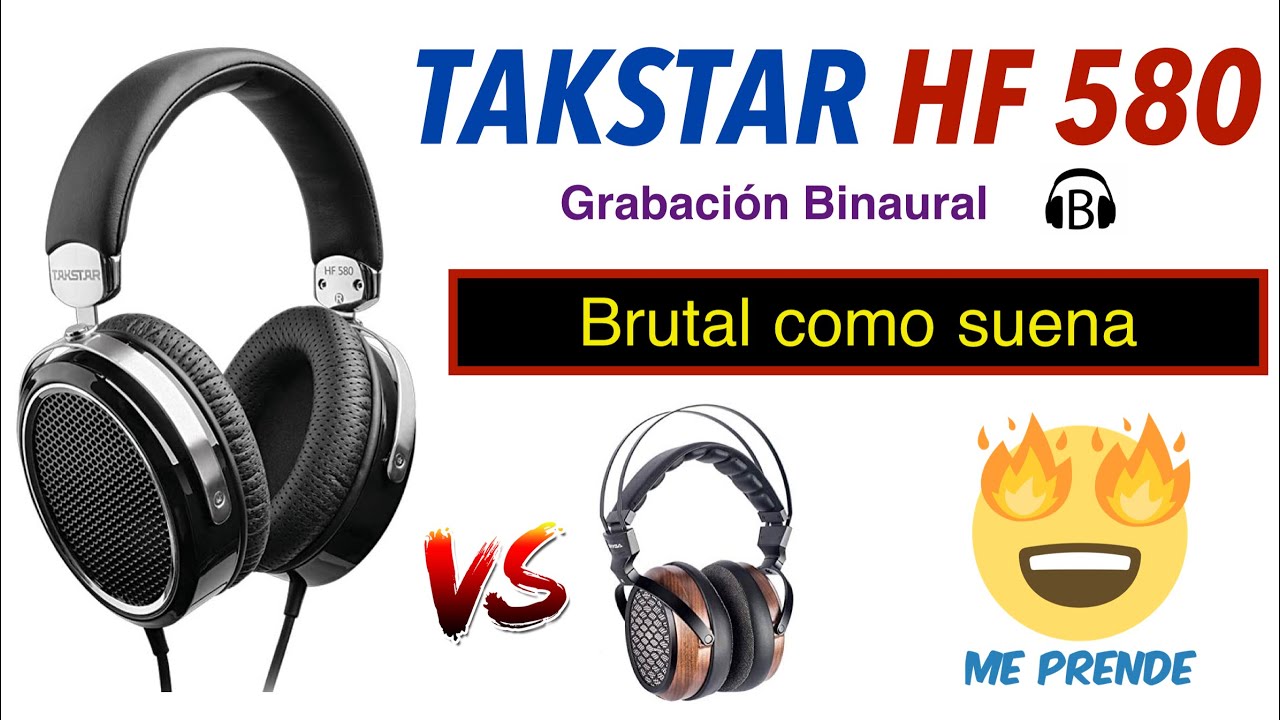 TAKSTAR HF 580 simplemente suena brutal por $200 DLS