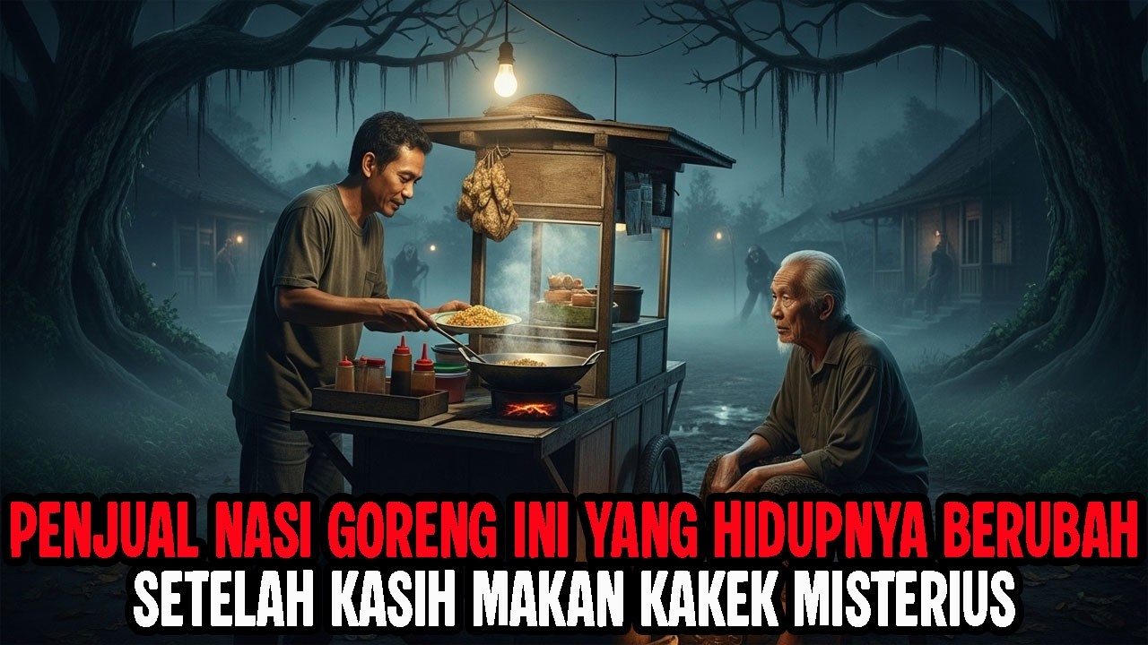 KISAH PENJUAL NASI GORENG INI YANG HIDUPNYA BERUBAH SETELAH KASIH MAKAN KAKEK MISTERIUS