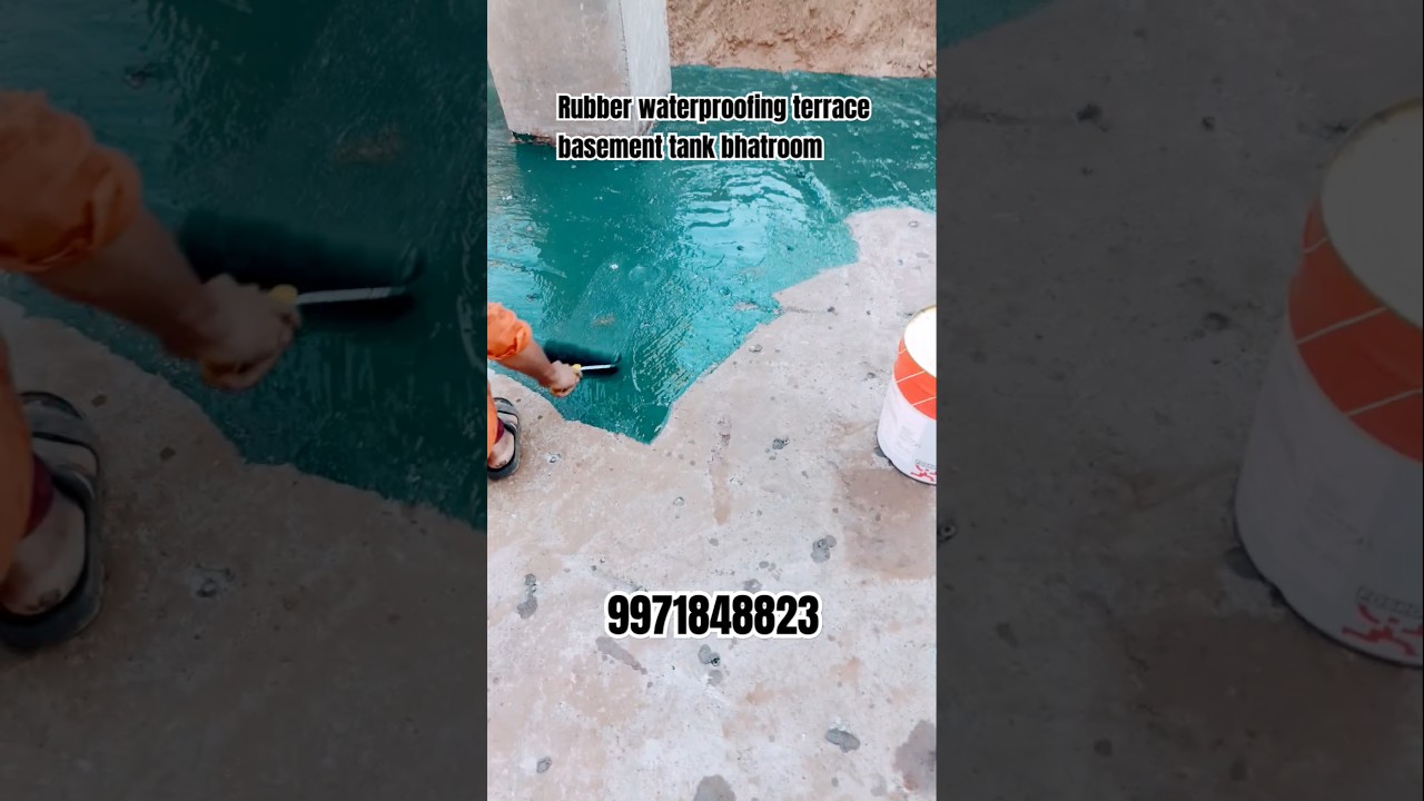 pu waterproofing coating Fosroc #construction #fosroc #drfixit #Asianpaintwaterproofing #waterproofi