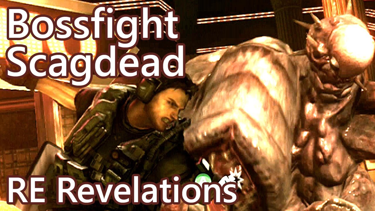 Resident Evil Revelations HD Scagdead Bossfight with Chris