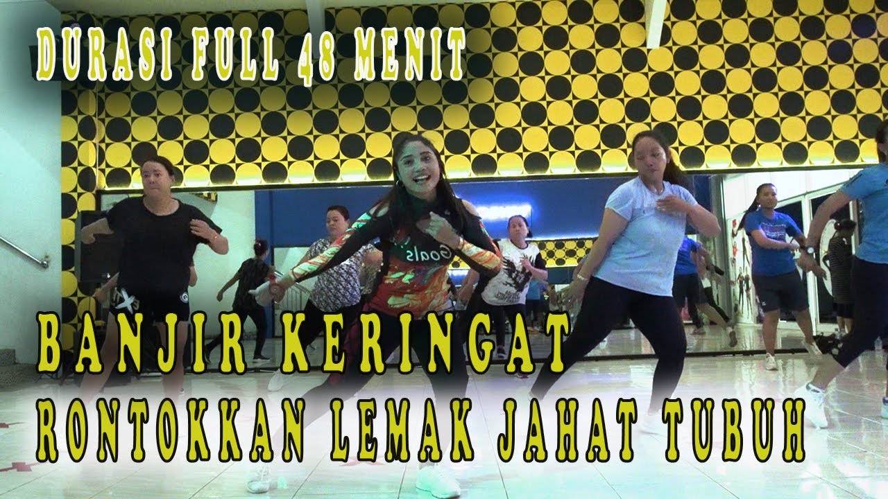 Senam Aerobik Pemula 48 menit Banjir Keringat Rontokkan Lemak Jahat Tubuh