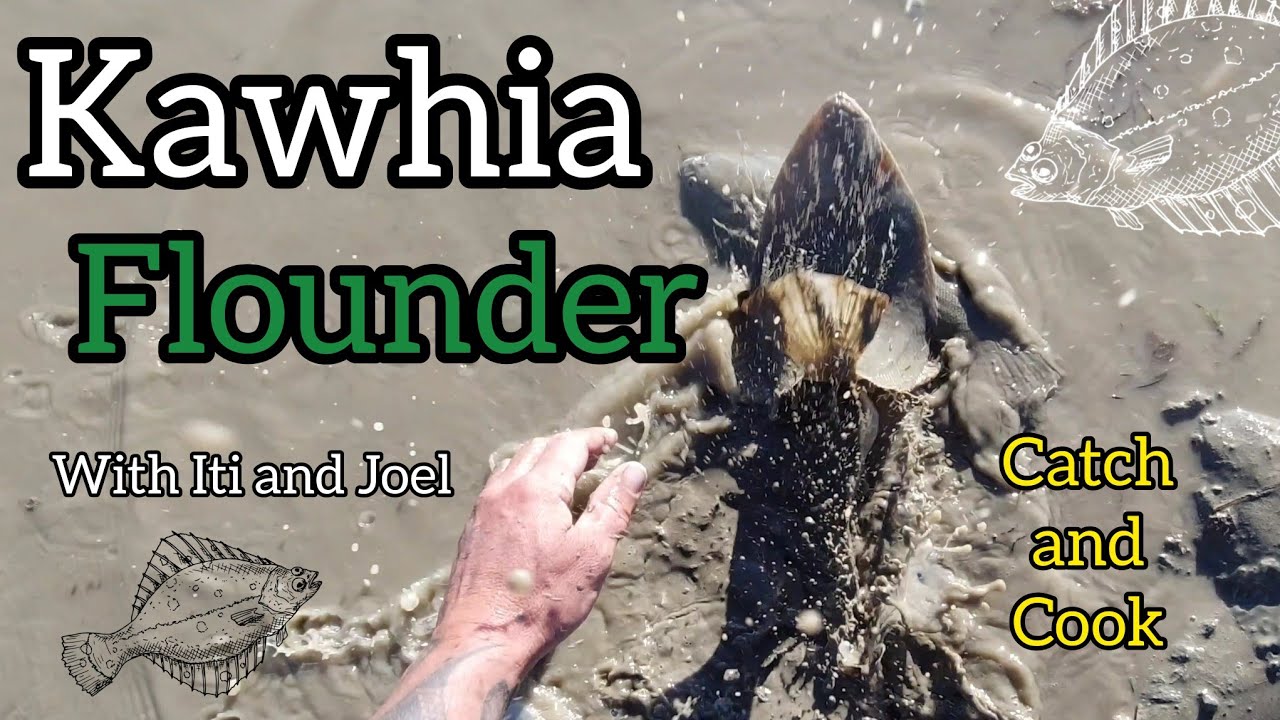 Drag Netting Flounder in Kawhia with Iti and Joel [Catch and Cook]