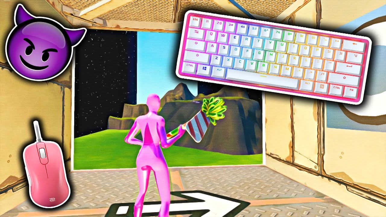[10 HOUR] Fortnite ASMR😴 HyperX Alloy Origins 60 Chill 🤩 Keyboard Sounds Chill To Sleep