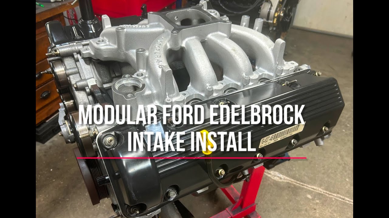 Lykins Motorsports Ford 4.6 2V Edelbrock Victor Jr Intake Installation...