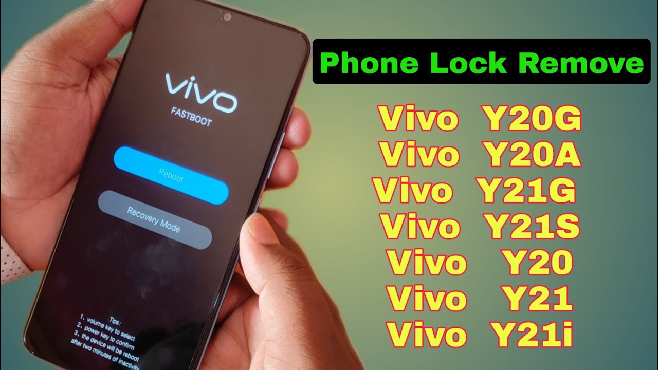 Vivo Y20G, Y21G, Y20, Y20A, Y21, Y21i All Type Pin, Pattern, Password Remove Without Pc 100% Free