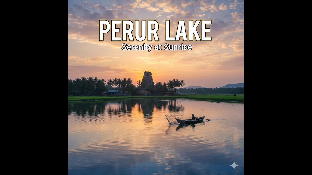 Sunset at Perur Lake: A Visual Symphony of Nature #birdwatching #coimbatore #tamilnadu