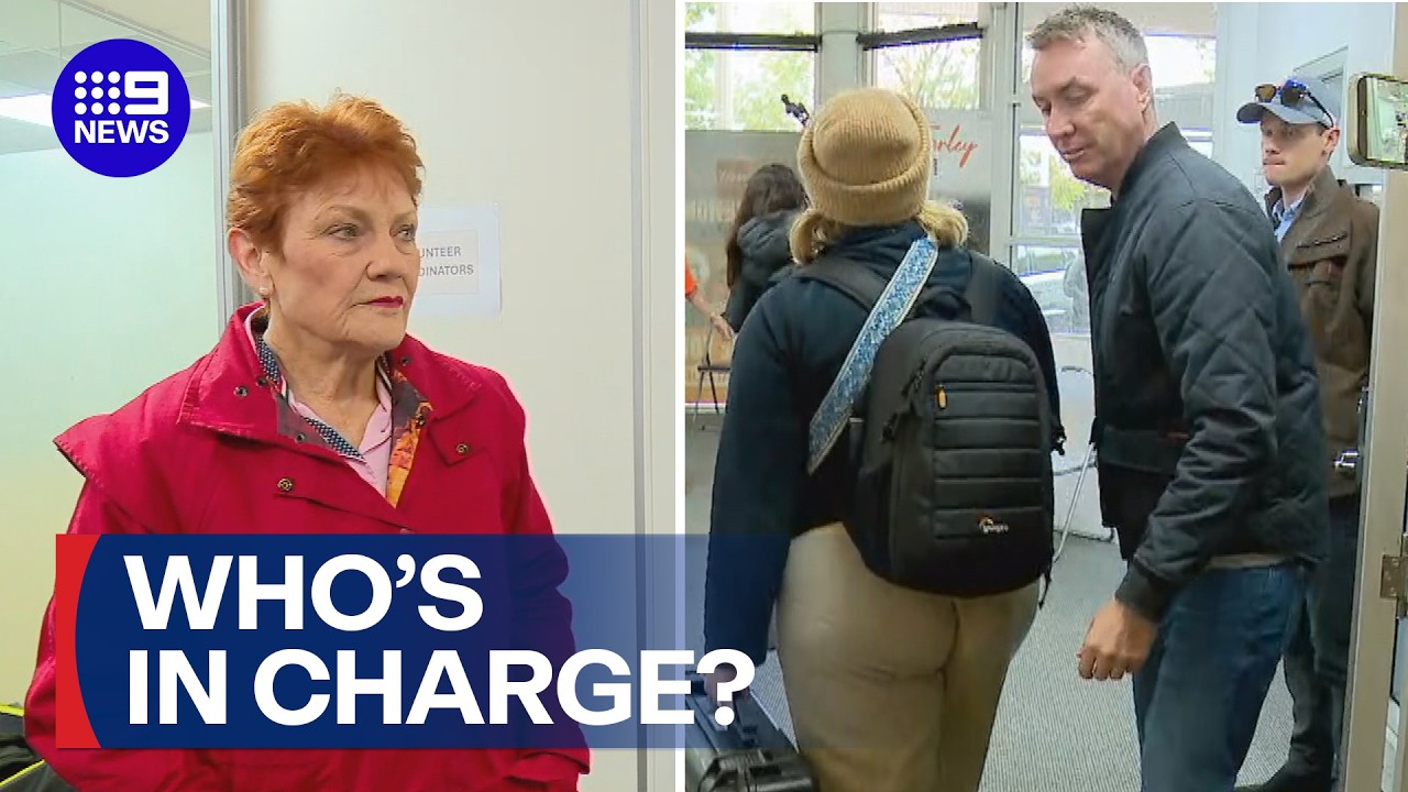 One Nation forces ABC out of election event | 9 News Australia