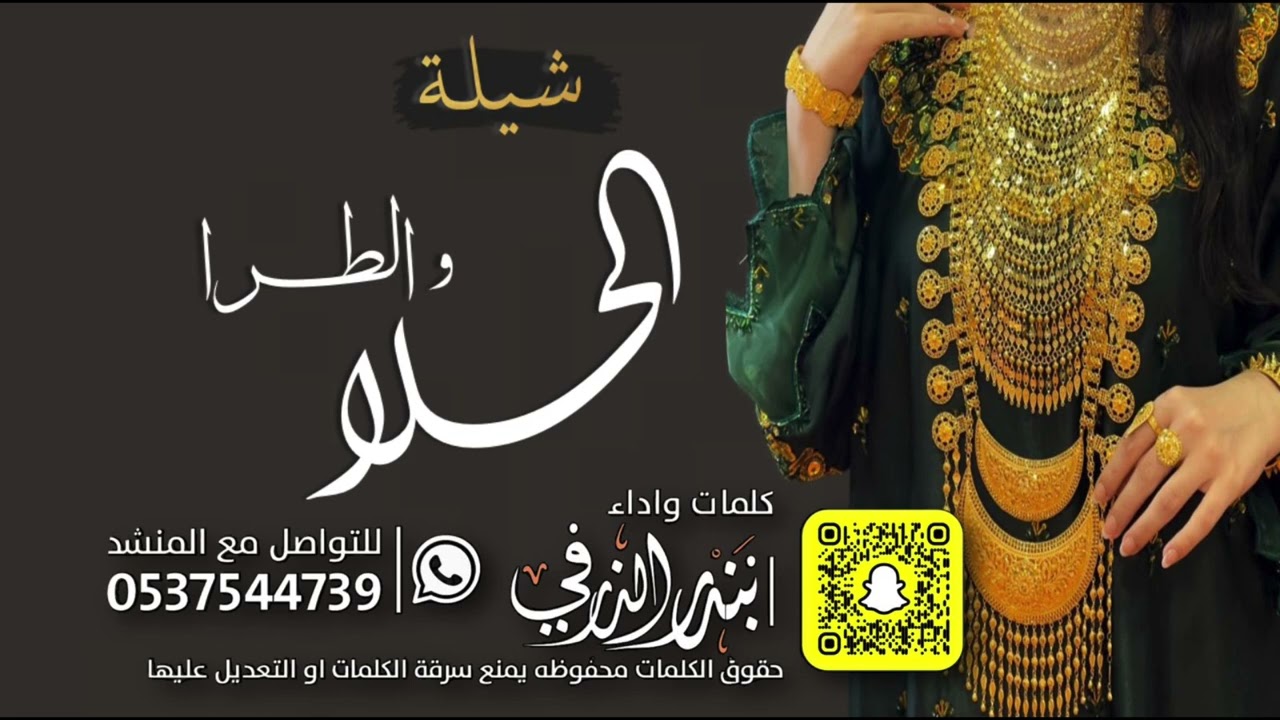 الحلا والطرا | كلمات واداء بندر الذرفي حصرياً 