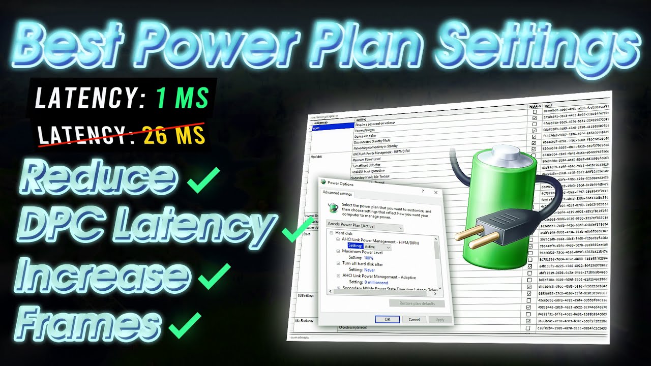How to Create the Best Power Plan for Gaming (Reduce Interrupts)