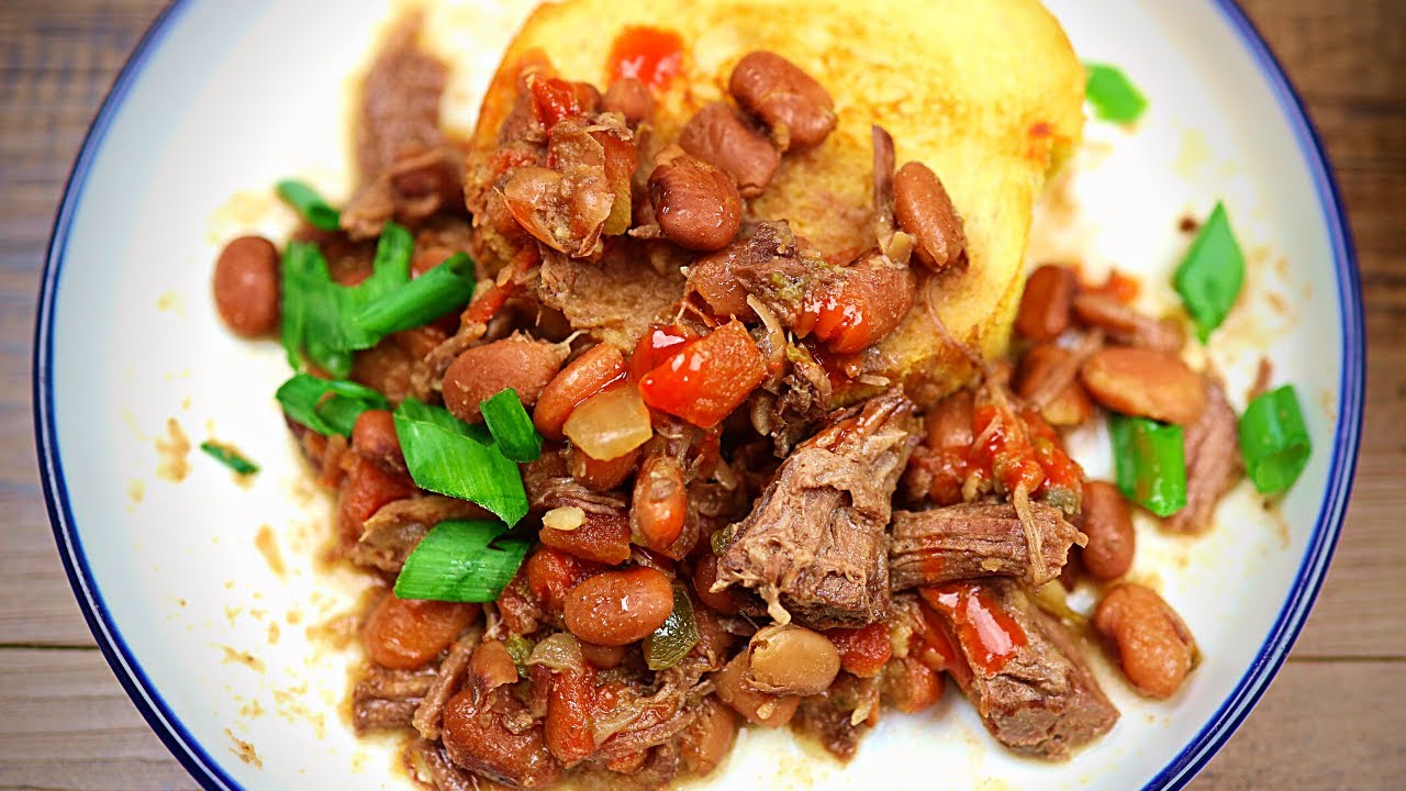 Instant Pot Mexican Shredded Beef and Pinto Beans