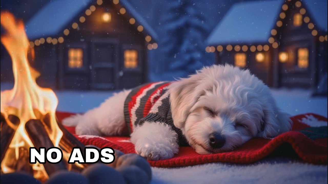 12 Hours of Soothing Dog Sleep Music 🐶 Calm Anxiety Relief & Gentle Healing Night Sounds 🎵
