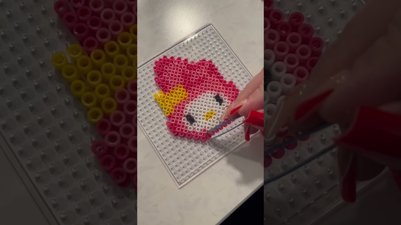 #perlerbeads #hellokitty #crafts #mymelody