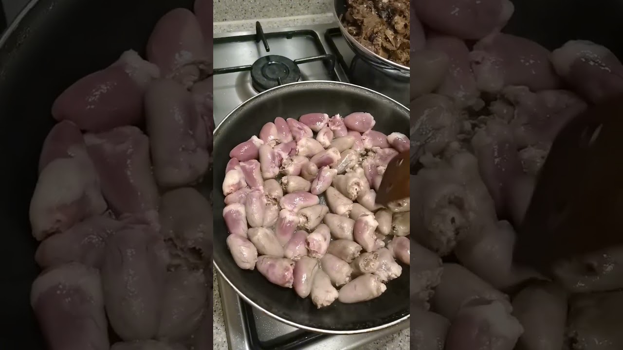 Готовим куриные сердечки