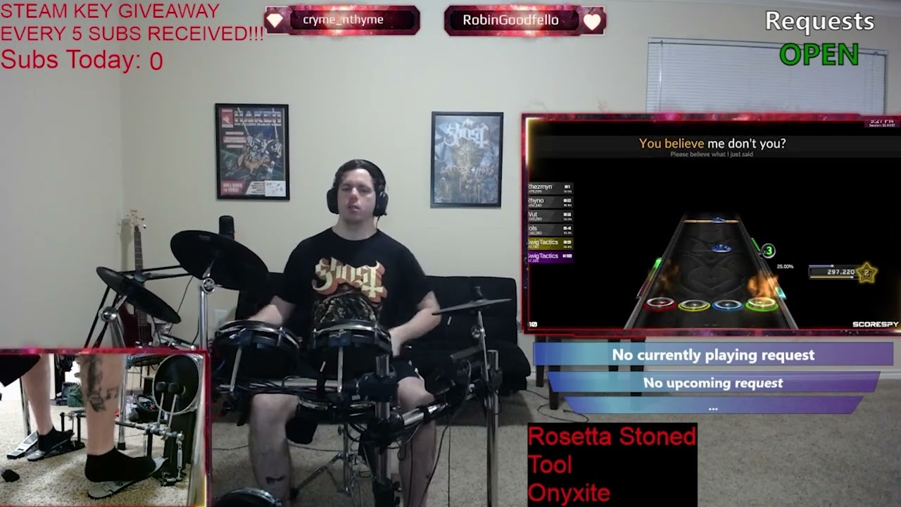 Rosetta Stoned - Tool | Clone Hero Drums Playthrough