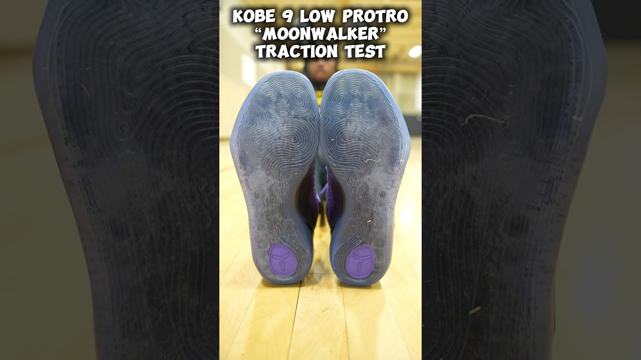 Unreleased Kobe 9 low protro &ldquo;moonwalker traction test