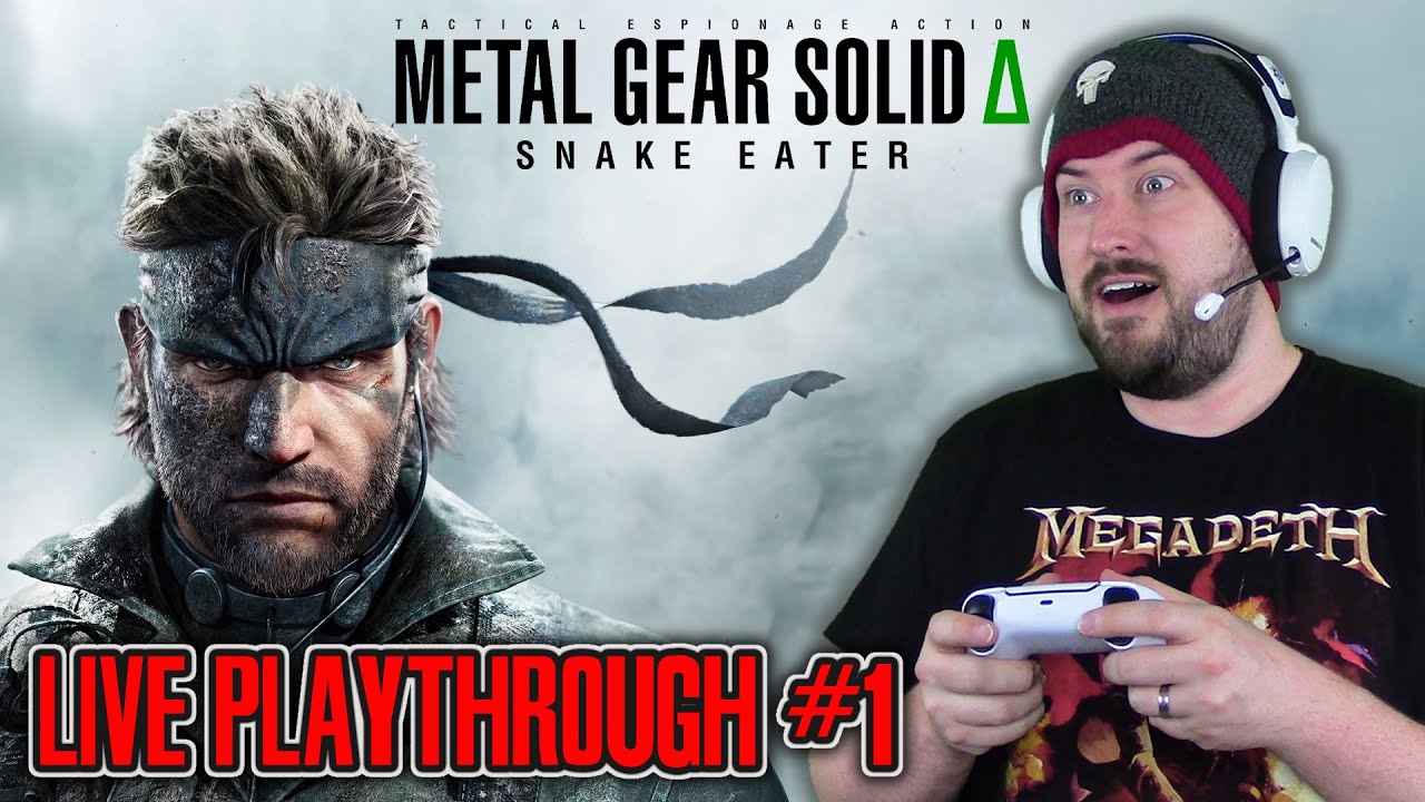 METAL GEAR SOLID Δ: SNAKE EATER - LIVE Playthrough #1