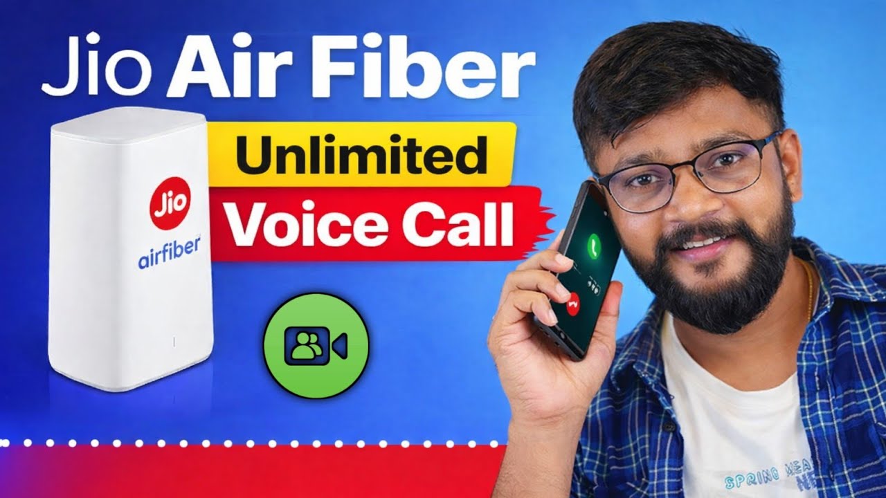 Jio Air Fiber Unlimited Voice Call | Free Calling + High Speed Internet Full Details 2026